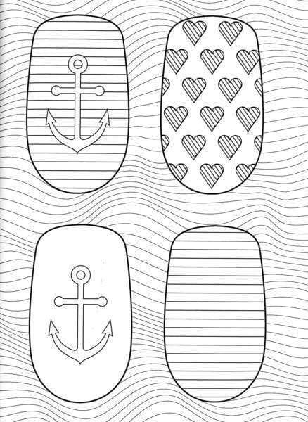 The Nail Art Colouring Book