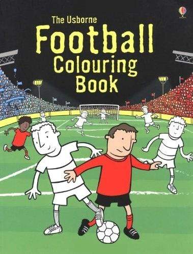 The Usborne Football Colouring Book