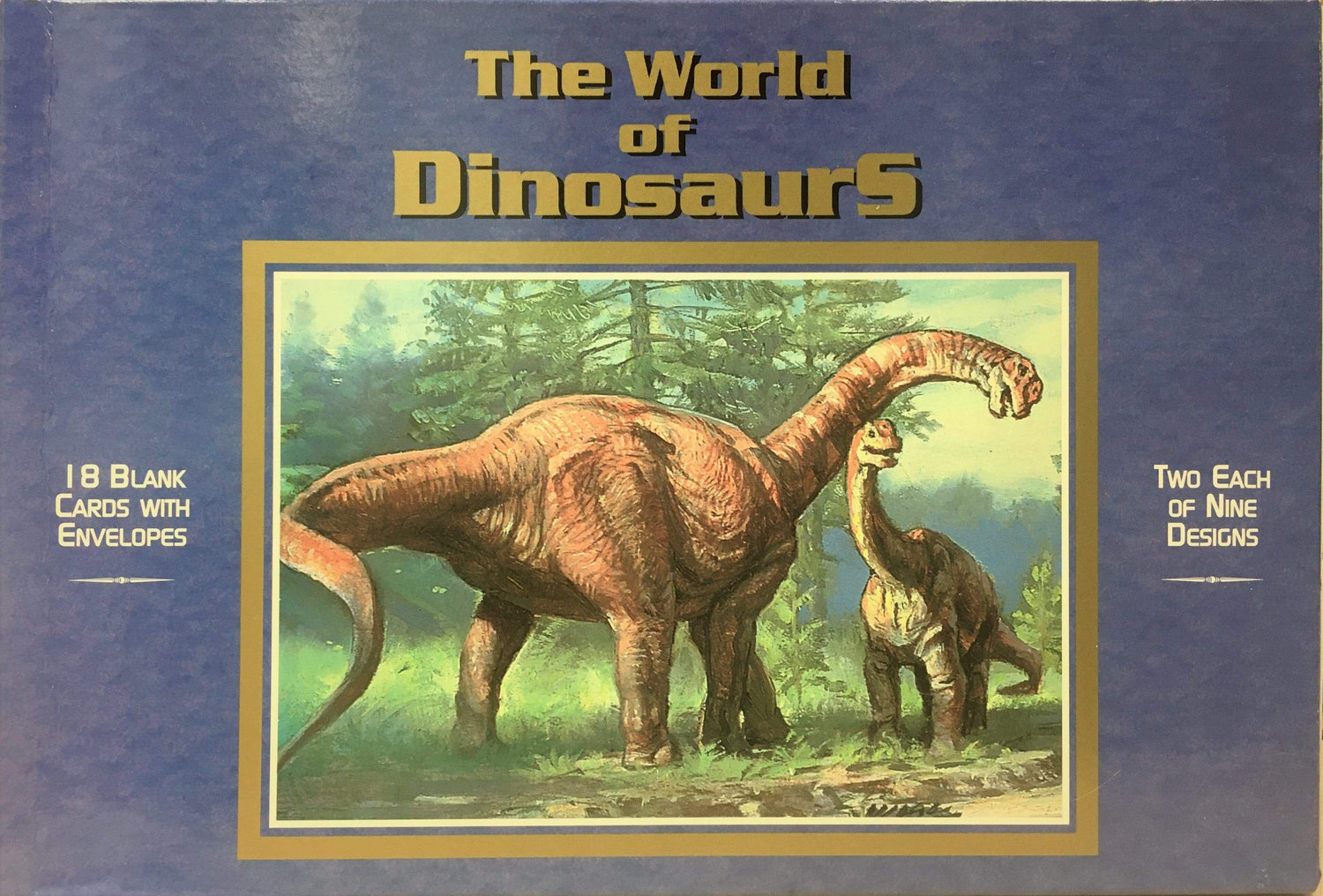 The World Of Dinosaurs: Cards With Envelopes