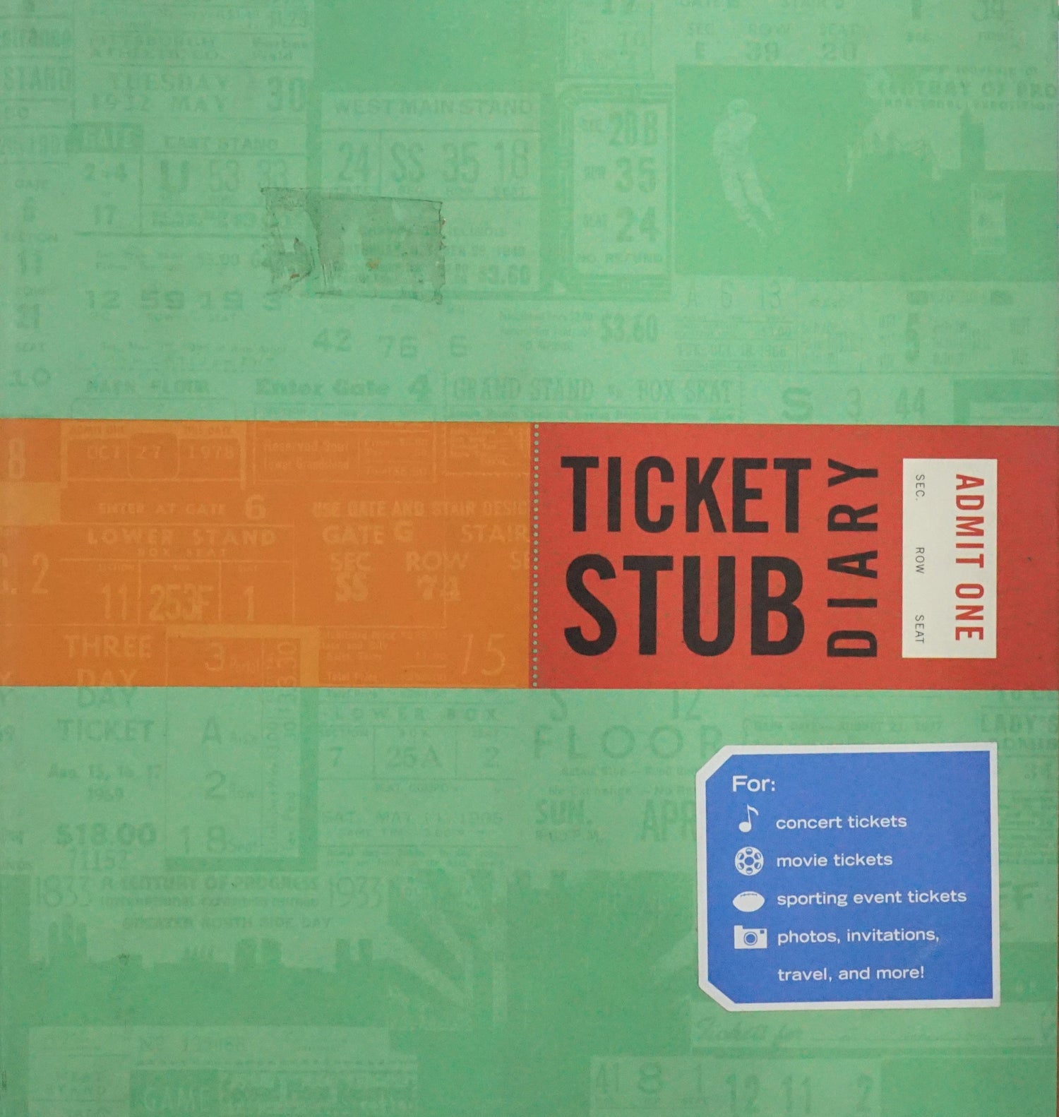 Ticket Stub Diary