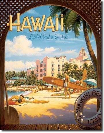 Tin Sign: Erickson Hawaii (40.50 CM X 31.50 CM)