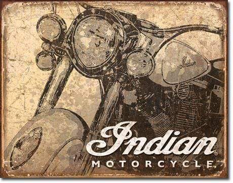 Tin Sign: Indian - Antiqued (40.50 CM X 31.50 CM)