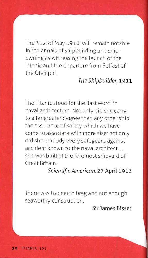 Titanic 101 : The Great Infographic History