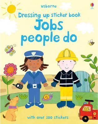 Usborne Dressing Up Sticker Book Jobs People Do