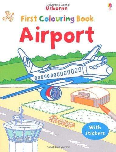 Usborne First Colouring Book Airport