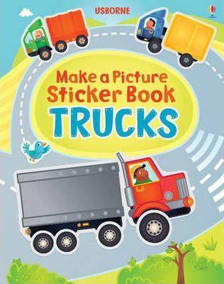 Usborne: Make a Picture Sticker Book Trucks