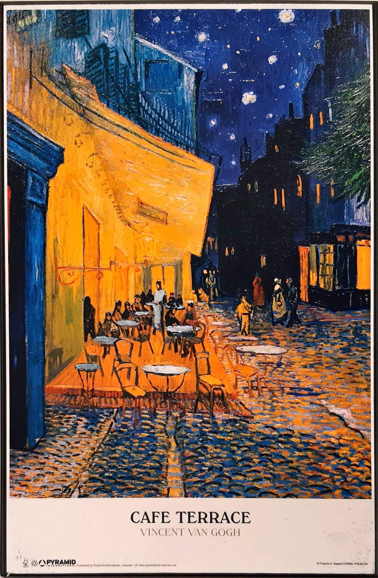 Van Gogh - Cafe Terrace (Plaque 11x17)