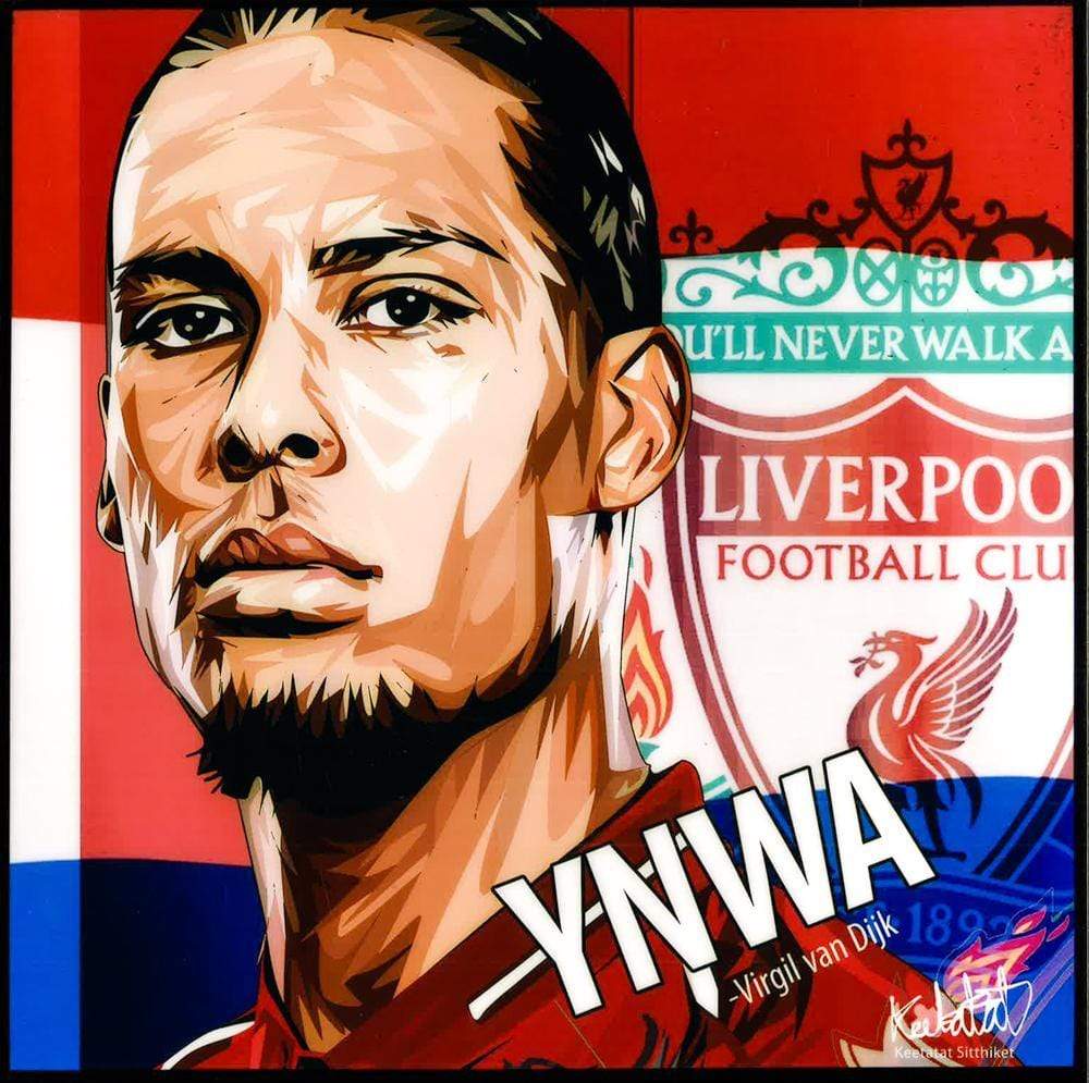 VIRGIL VAN DIJK POP ART (10X10)