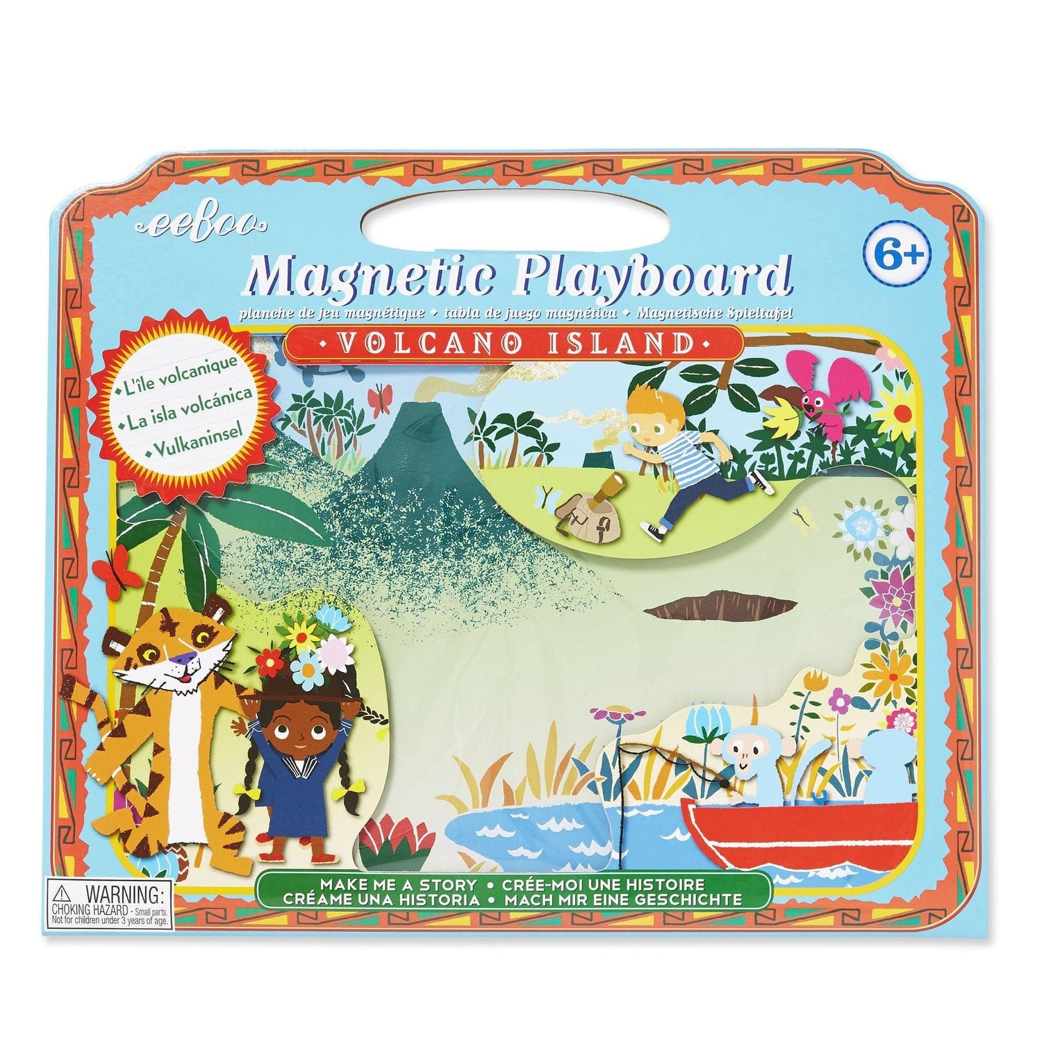 Volcano Island Magnetic Playboard