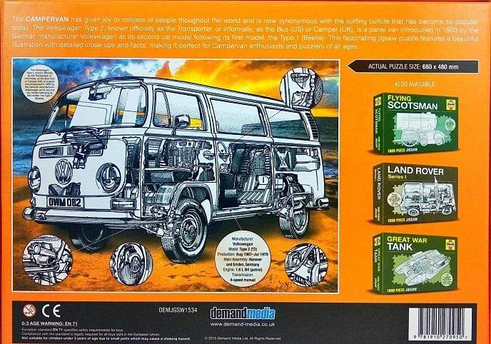 VW Campervan - 1000 Piece Jigsaw