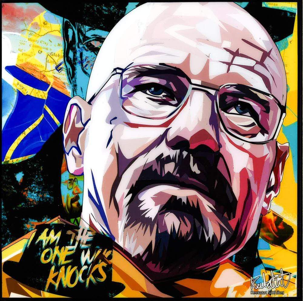 WALTER WHITE VER2,(10X10) POP ART