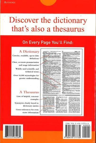 Webster's New Dictionary And Thesaurus