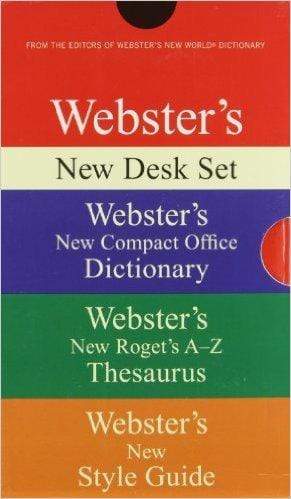 Webster's New Pocket Desk Set