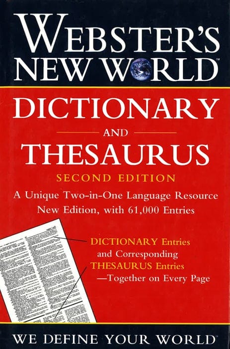 Webster's New World Dictionary And Thesaurus