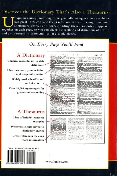 Webster's New World Dictionary And Thesaurus