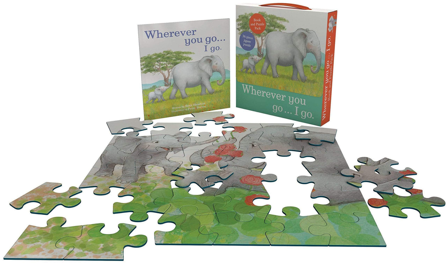 Wherever You Go... I Go Book And Puzzle Pack : 36-Piece Jigsaw Puzzle