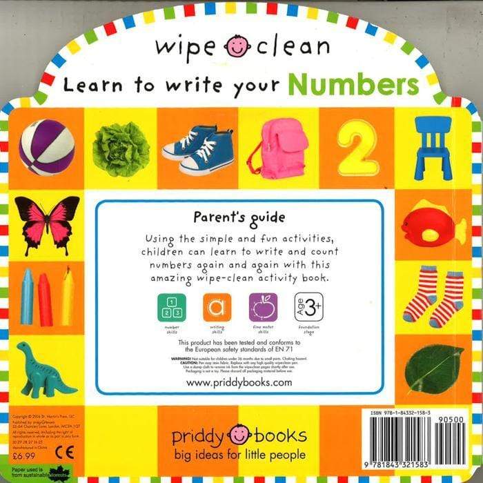 Wipe Clean: Learn To Write Your Numbers