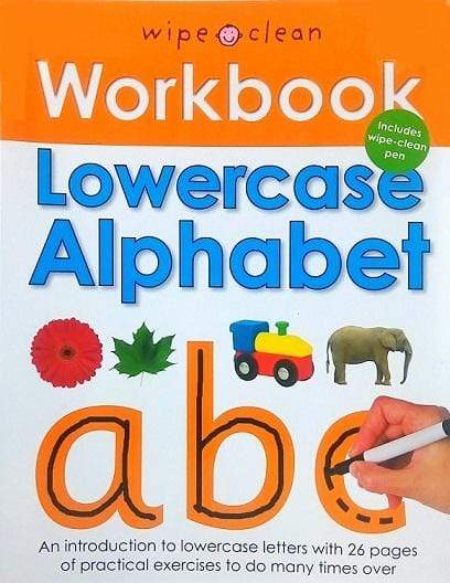 Wipe Clean Workbook: Lowercase Alphabet – BookXcess